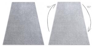 Koberec, koberec metráž SANTA FE stříbrný 72 hladký, Jednotný jedno velikost 250x350 cm | krásné koberce cz