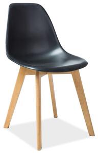 Casarredo Jídelní židle RISO černá/buk
