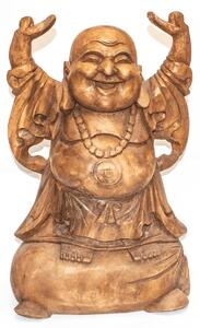 Buddha - dřevěná socha Feng shui BUD30