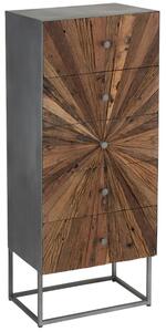 Dřevěná komoda J-line Shane 45,5 x 37 cm