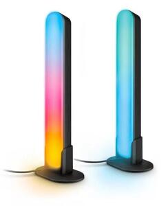 PH 8719514865211 WiZ Bar LED pásek stmívatelný, 2700-5500K, RGB, 30cm, nastavitelná barava světla, černá (2ks) - PHILIPS
