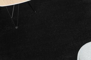 Koberec SOFTY, Jednotný, Jednobarevný, černý velikost 120x170 cm | krásné koberce cz