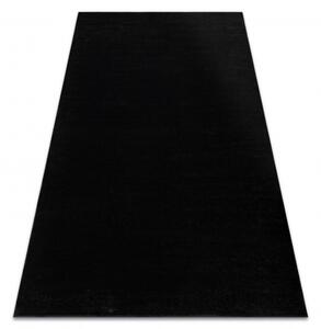 Dywany Luszczow Kusový koberec SOFTY, Jednobarevný, černý Rozměr koberce: 80 x 150 cm