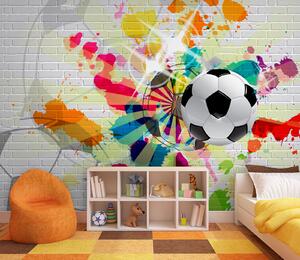 Fototapety Fotbal je pestrý sport, Fototapety dětské, Fototapety pro chlapce, u72798 : uwalls.cz