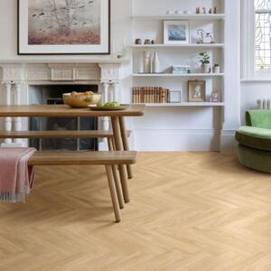 Vinylová podlaha lepená Moduleo Roots 55 EIR Herringbone - Laurel Oak 51282