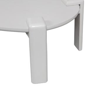 Hoorns Bílý dřevěný konferenční stůl Toffie 60 x 100 cm