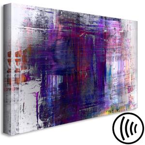 Obraz Jemný přechod barev (1-dílný) široký - fialová abstrakce