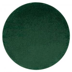 Koberec kulatý SOFTY Jednotný, Jednobarevný, forest zelená velikost kruh 200 cm | krásné koberce cz