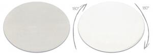 Koberec kulatý SOFTY Jednotný, Jednobarevný, krémová velikost kruh 150 cm | krásné koberce cz