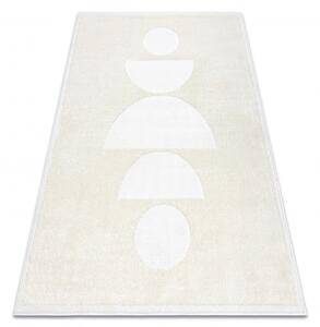 Moderní koberec MODE 8598 geometrická krémová velikost 160x220 cm | krásné koberce cz