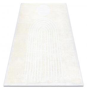 Moderní koberec MODE 8597 geometrická krémová velikost 180x270 cm | krásné koberce cz