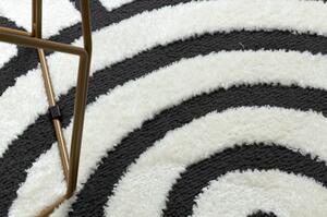 Moderní koberec MODE 8629 mušle krémová / černá velikost 120x170 cm | krásné koberce cz