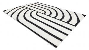 Moderní koberec MODE 8631 geometrická krémová / černá velikost 200x290 cm | krásné koberce cz