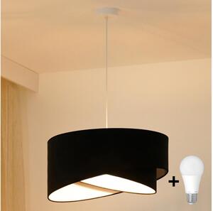 Brilagi - LED Lustr na lanku LYRA 1xE27/15W/230V černá/bílá