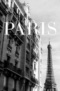 Fotografie Paris Text 3, Pictufy Studio, (26.7 x 40 cm)