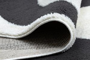 Moderní koberec MODE 8531 abstrakce krémová / černá velikost 160x220 cm | krásné koberce cz