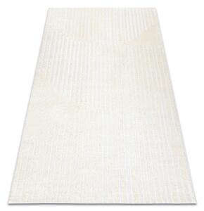Moderní koberec MODE 8589 geometrická krémová velikost 160x220 cm | krásné koberce cz