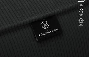CXL by Christian Lacroix Černá manšestrová rohová pohovka CXL Alexis 245 cm, pravá