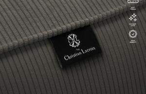 CXL by Christian Lacroix Tmavě šedá manšestrová rohová pohovka CXL Alexis 245 cm, pravá