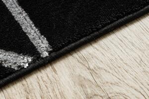 Koberec EMERALD výhradní 7543 glamour, stylový geometrický černý / st velikost 200x290 cm | krásné koberce cz