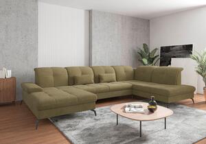 SEDACÍ SOUPRAVA, textil, olivově zelená Sit & More - Sedací soupravy, Online Only