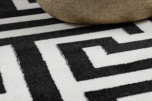 Kulatý koberec HAMPTON Crown černý velikost 80x150 cm | krásné koberce cz