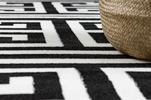 Kulatý koberec HAMPTON Crown černý velikost 120x170 cm | krásné koberce cz