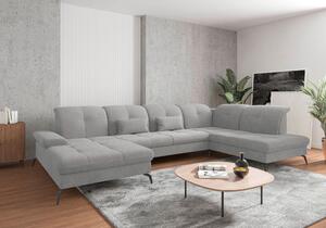 SEDACÍ SOUPRAVA, textil, světle šedá Sit & More - Sedací soupravy, Online Only