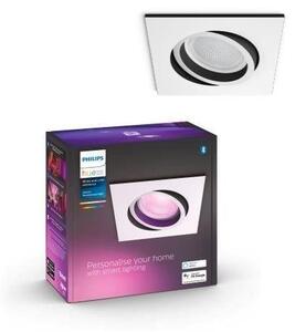 PH 8720169319219 Hue WACA Centura podhledové LED svítidlo GU10 5,7W 350lm 2000-6500K RGB IP20 hranaté bílé - PHILIPS
