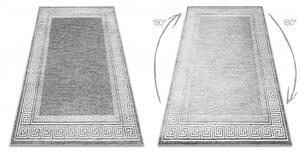 Koberec MATEO 8033/644 Moderní řecký, vzor rámu strukturální šedá velikost 160x220 cm | krásné koberce cz