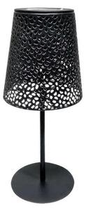 LED Solární stolní lampa LUVETRA LED/1xAA 4000K IP44 200 mAh černá