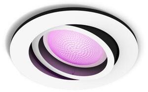 PH 8720169319035 Hue WACA Centura podhledové LED svítidlo GU10 5,7W 350lm 2000-6500K RGB IP20 kulaté, bílé - PHILIPS