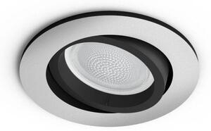 PH 8720169318793 Hue WACA Centura podhledové LED svítidlo GU10 5.7W 350lm 2000-6500K RGB IP20 kulaté hliník - PHILIPS