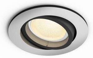 PH 8720169318793 Hue WACA Centura podhledové LED svítidlo GU10 5.7W 350lm 2000-6500K RGB IP20 kulaté hliník - PHILIPS