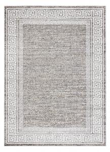 Koberec MATEO 8033/944 Moderní řecký, vzor rámu strukturální šedá / velikost 160x220 cm | krásné koberce cz