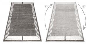Koberec MATEO 8034/944 Moderní vzor rámu strukturální šedá / béžový velikost 120x170 cm | krásné koberce cz
