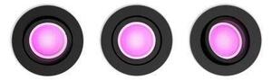 PH 8720169318977 Hue WACA Centura podhledové LED svítidlo 3x GU10 5,7W 350lm 2000-6500K RGB kulaté IP20 černé - PHILIPS