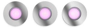 PH 8720169321014 Hue WACA Xamento podhledové LED svítídlo 3x GU10 5.7W 350lm 2000-6500K RGB IP44, chrom - PHILIPS