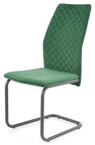 Jídelní židle SCK-444 zelená/černá