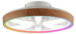 Brilliant - LED RGBW Stmívatelný stropní ventilátor GAIANO LED/24W/230V + DO