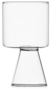 Ichendorf Milano designové sklenice na bílé víno Travasi Clear Square Glass