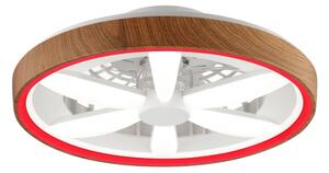 Brilliant - LED RGBW Stmívatelný stropní ventilátor GAIANO LED/24W/230V + DO