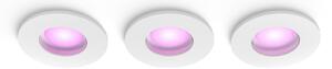 PH 8721103072900 Hue Xamento podhledové LED svítidlo 3x4,2W, 2000-6500K, RGB, IP44, bílá (3ks) - PHILIPS
