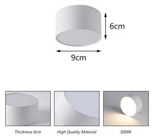 Brilagi - LED Koupelnové stropní svítidlo FORIS LED/9W/230V pr. 9 cm bílá IP44