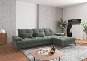ROHOVÁ SEDAČKA, textil, zelená Sit & More - Sedací soupravy, Online Only