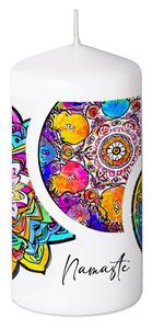 Válec 60x120 mm mandala, svíčka