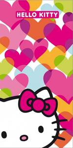 CARBOTEX Dětská Osuška Hello Kitty Mimi Love 75x150cm