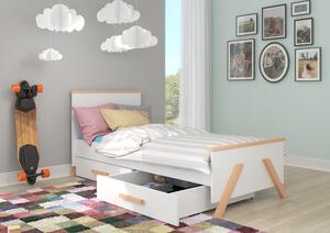 Dětská postel s úložným prostorem Siena, bílá