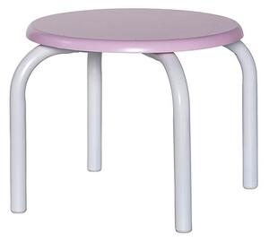 MUZZA Dětská stolička round růžová
