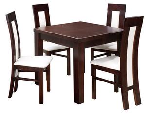 Jídelní set 1+4, stůl S12 a bukové židle K24